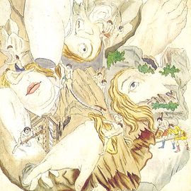 Tegning til pyramidalsk spejl