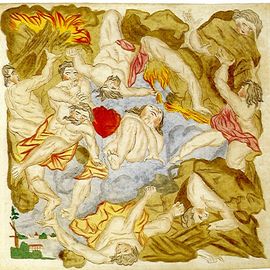 Tegning til pyramidalsk spejl